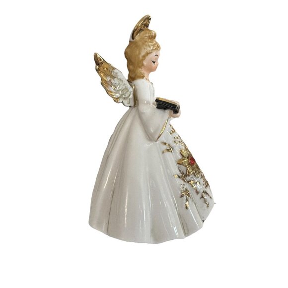 RARE!! VINTAGE LIGHT ANGEL, JOSEF ORIGINALS NIGHT LIGHT/LAMP, Gold & White *Read - Picture 7 of 11